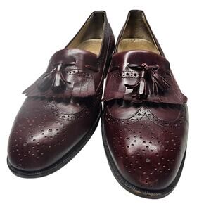 Rockport VTG Full Brogue Wing Tassel Loafers with Fringe Men's Size 11